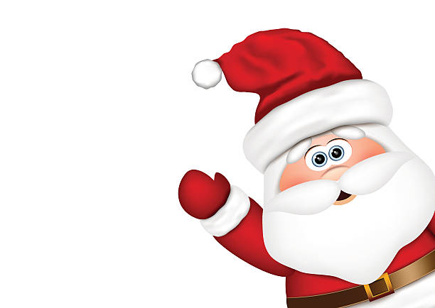 Vetores de Papai Noel Dizendo Ho Ho Ho e mais imagens de 2018 - 2018, 2019, Barba - iStock