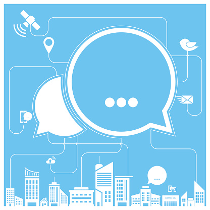 Commication Pdf Background Communication Background Stock Illustration - Download Image Now ...