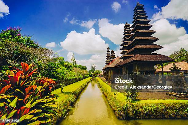 Taman Ayun The Royal Family Temple In Bali Indonesia Stock Photo - Download Image Now