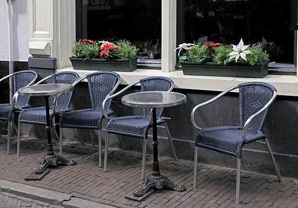 istock street cafe in Amsterdam, Netherlands 626915936