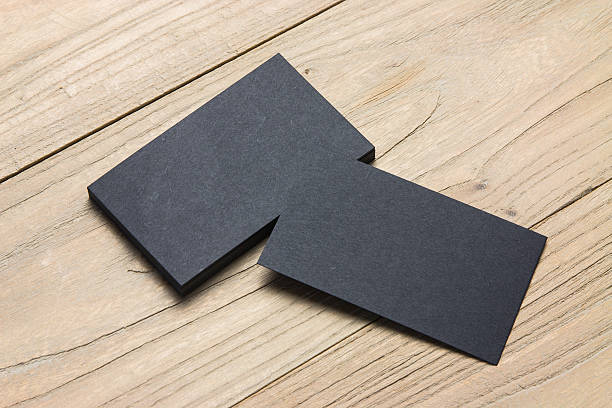istock Business card on wood 626931702