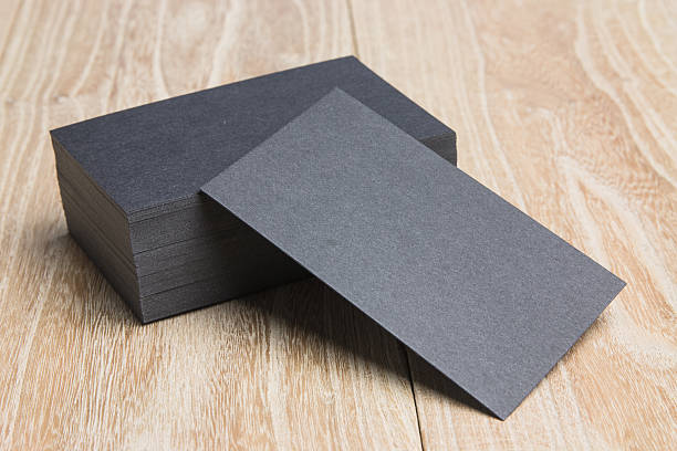 istock Business card on wood 626931940