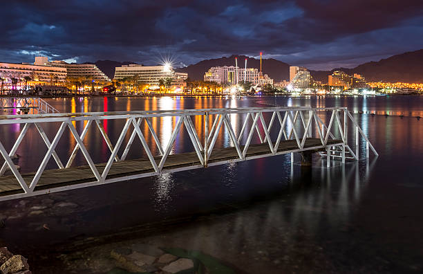 istock Gulf of Eilat at night 626946028