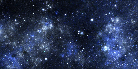 Space stars blue backgrounds