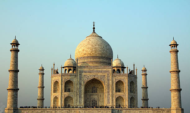 istock Front view of the Taj Mahal in Agra, India 626953352