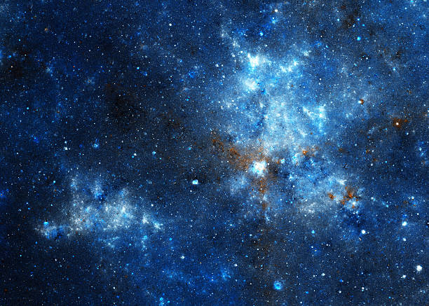 Blue Nebula Stock Photo - Download Image Now - Abstract