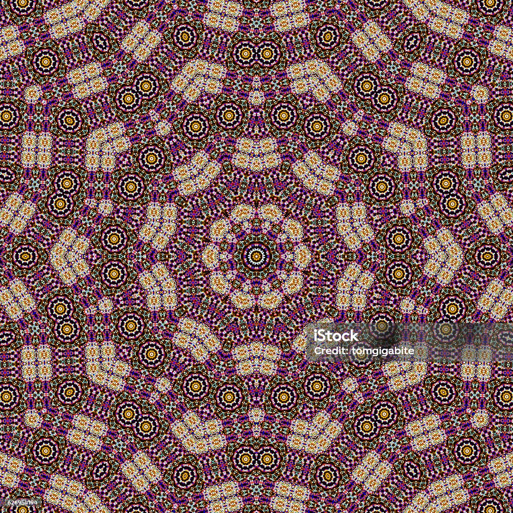 abstract colorful seamless pattern kaleidoscope made from  circu abstract colorful seamless pattern kaleidoscope made from  circular bokeh for use at graphic design Abstract Stock Photo