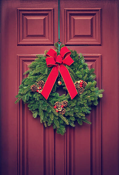 9,000+ Red Christmas Door Stock Photos, Pictures & Royalty-Free Images ...