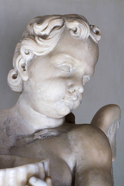istock Sicily: 18th-Century Baroque Cherub (Close-Up Detail) 626955784
