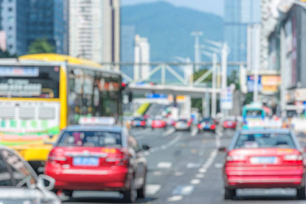 istock Shenzhen street view with cityscape 626956704