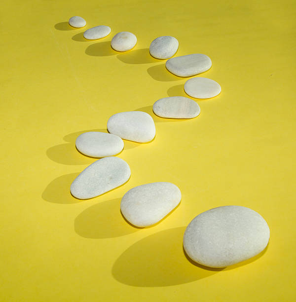 istock The way from boulder stones on the yellow background 626958382
