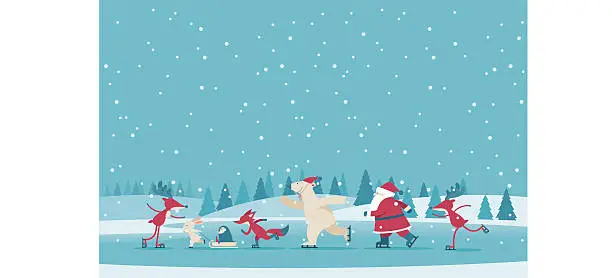 Vector illustration of Christmas