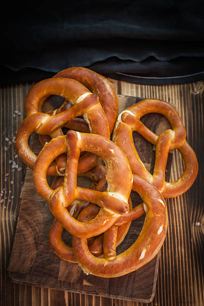 istock Soft baked pretzels 626960356
