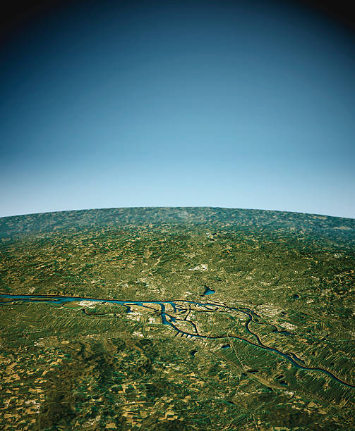 istock Hamburg 3D View South-North Natural Color 626961264