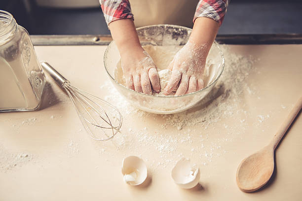 istock Little girl baking 626966522