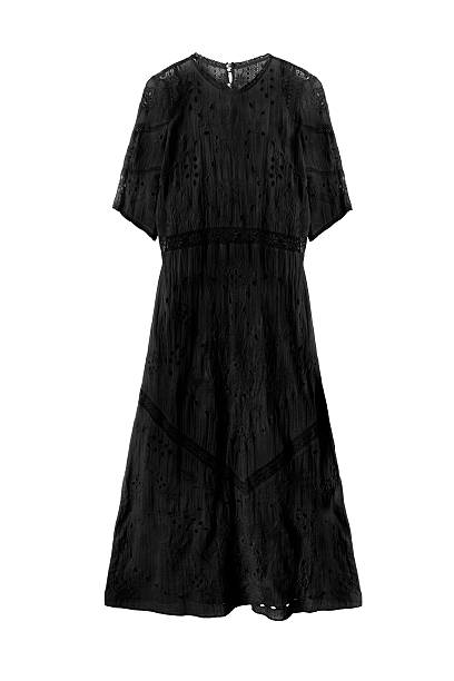 istock Black dress isolated 626966816