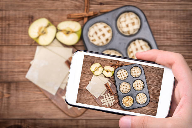 istock Fresh homemade delicious apple muffins . 626995356
