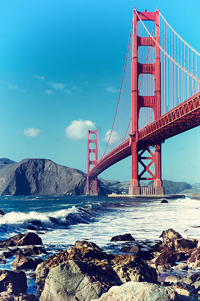 istock Golden Gate Bridge, San Francisco, USA, filmic 626997714