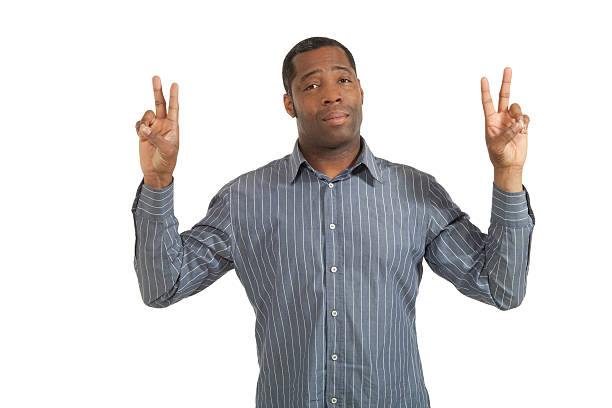 istock Portrait african man on white background 627000812