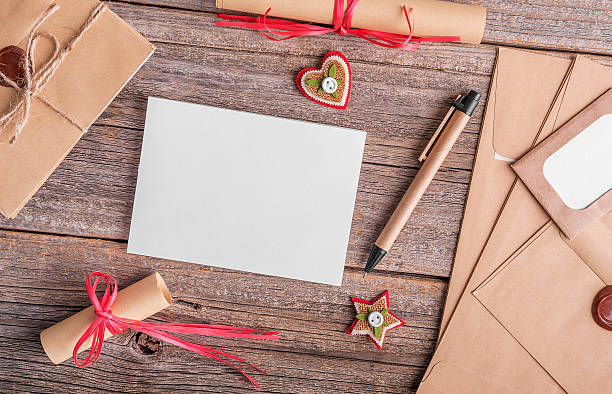 istock Blank for writing the letter or congratulations. 627012094