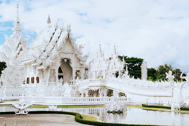 istock Wat Rong Khun or White Temple  in Chiang Rai 627013820