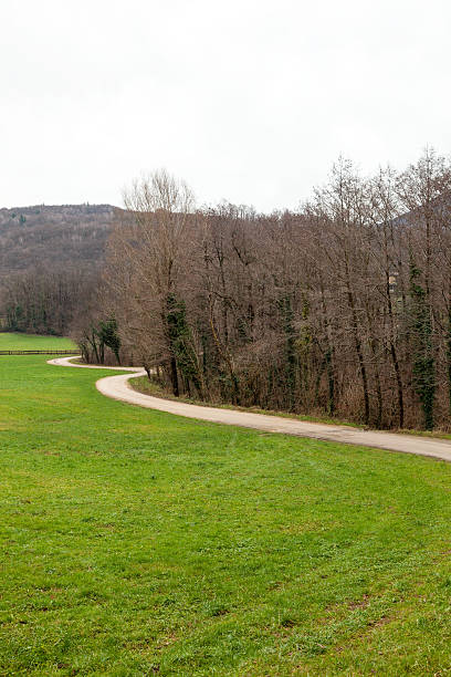 istock Countryside landscape in autumn, nobody inside 627013952
