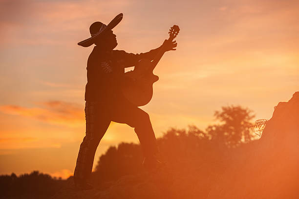 istock Musician on the coast. Mexican 627020130