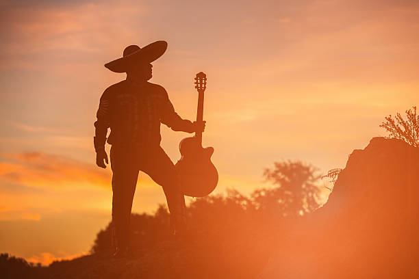 istock Musician on the coast. Mexican 627020212