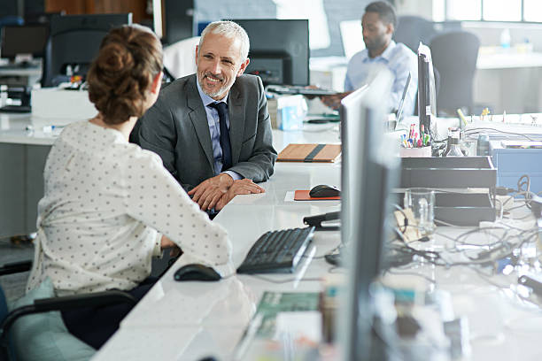 istock Making time to talk with his staff 627020482