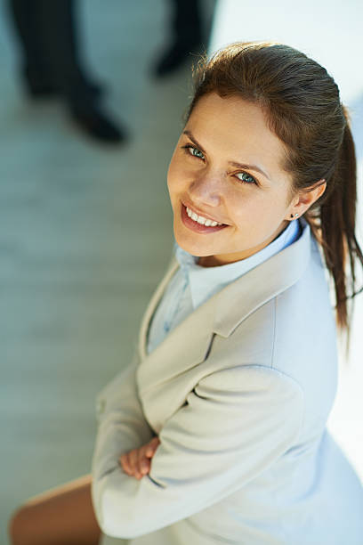 istock Pretty business woman 627021622