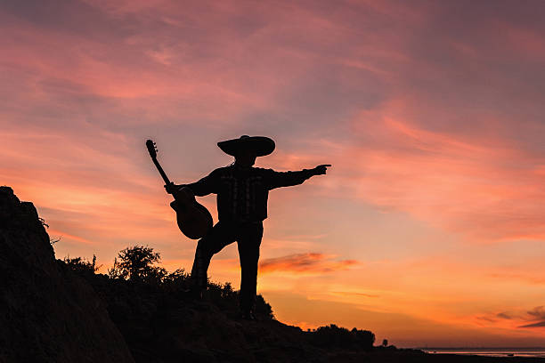 istock Musician on the coast. Mexican 627021700