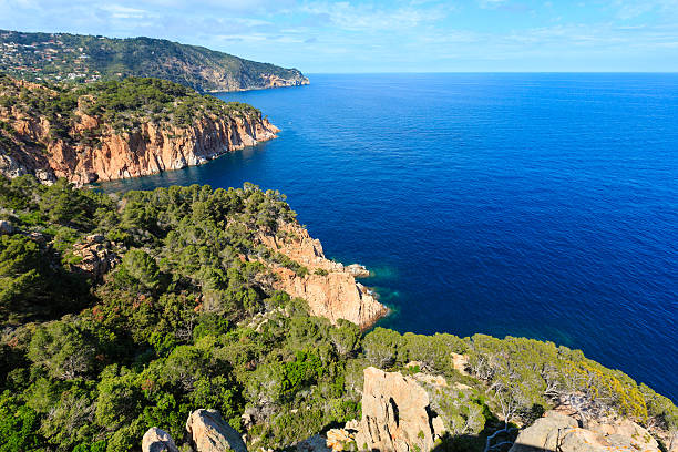 istock Summer sea rocky coast view (Spain). 627022860