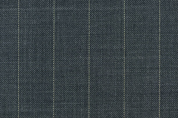 Close up of pinstriped fabric texture background.