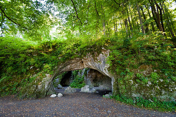 istock Beautiful cave in Stramberk Sipka park 627033074