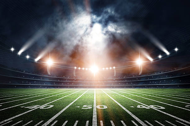 istock American Soccer Stadium, 3d rendering 627034124