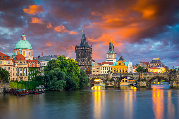 istock River Vltava at Dusk Prague Czech Republic 627034854