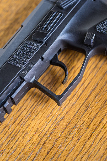 istock Macro shot of handgun. 627037688