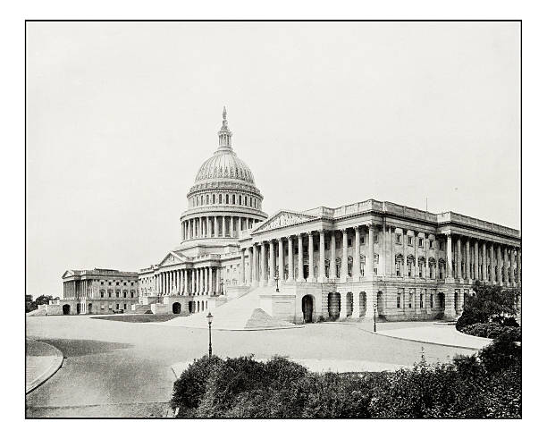 istock Antique photograph of The Capitol, Washington 627037732