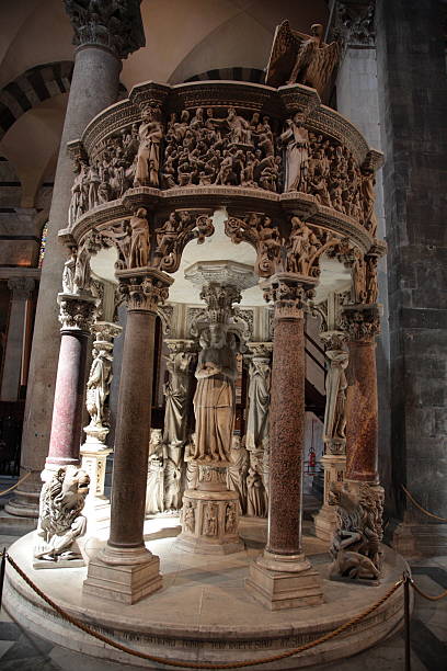 istock Pisa cathedral pulpit, Pisa, Italy 627039890