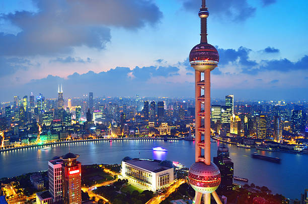 istock Oriental Pearl Tower and the Bund Skyline, Shanghai 627040708