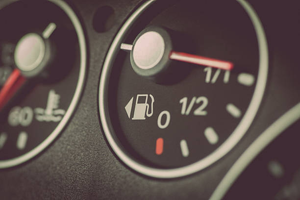 istock Car fuel gauge 627041084