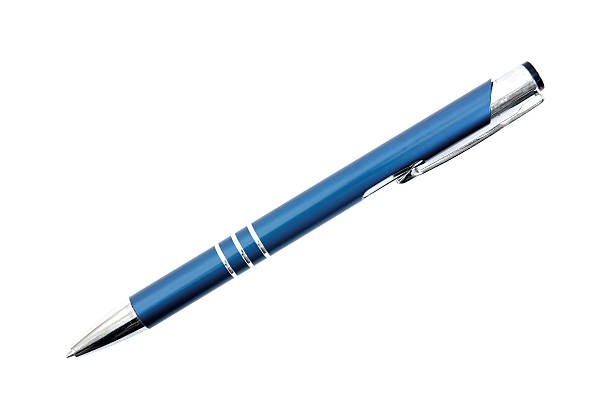 istock Pen isolated on white background.Blue pen isolated 627041830