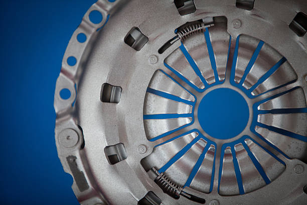 Car clutch detail Close up shot of a car's clutch plate. centrifugal air compressor stock pictures, royalty-free photos & images