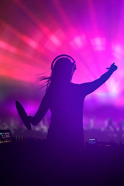 istock Charismatic disc jockey at the turntable. 627042410