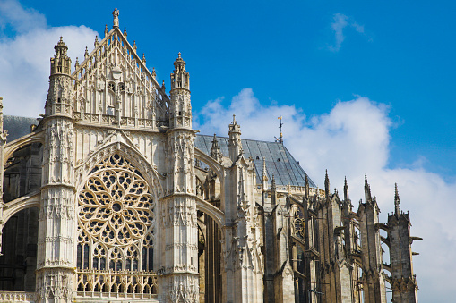 Gothic cathedral in Beauvais, France.