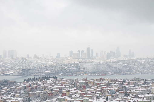 Panorama From The Heights Of Istanbul. Turkey.