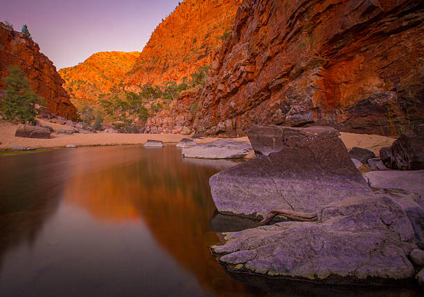 Ormiston Gorge Central Australia stock photo