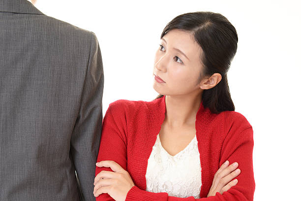 istock Uneasy young couple 627045326