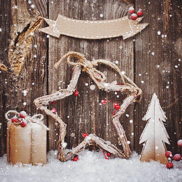 istock Christmas decoration over wooden background 627047704