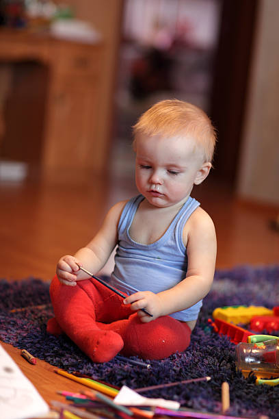 istock Portrait of playing boy 627048190
